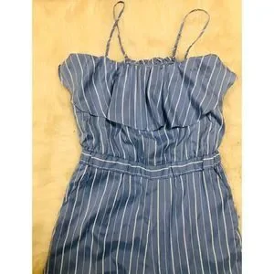 Love Sadie Pants Jumpsuits Light Blue Ruffled